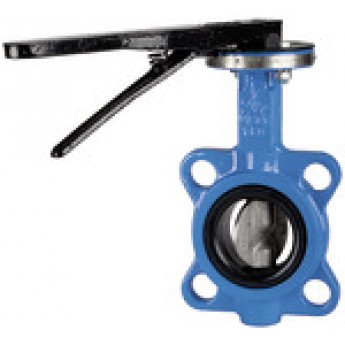 RIEGLER 103681 Межфланцевый блокирующий затвор, с ручным рычагом, DN 40 350.6040B 19676