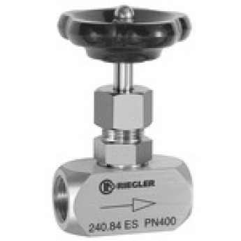 RIEGLER 103768 Игольчатый клапан, нержавеющая сталь 1.4571, G 1/8, DN 4, 240.81 ES 19679 RIEGLER 103768 Игольчатый клапан, нержавеющая сталь 1.4571, G 1/8, DN 4, 240.81 ES 19679