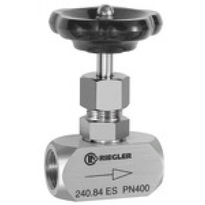 RIEGLER 103768 Игольчатый клапан, нержавеющая сталь 1.4571, G 1/8, DN 4, 240.81 ES 19679