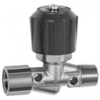 RIEGLER 136234 Игольчатый клапан, никелированная латунь, IT/ET, Rp/R 1/8, DN 4 212.39-N 19683