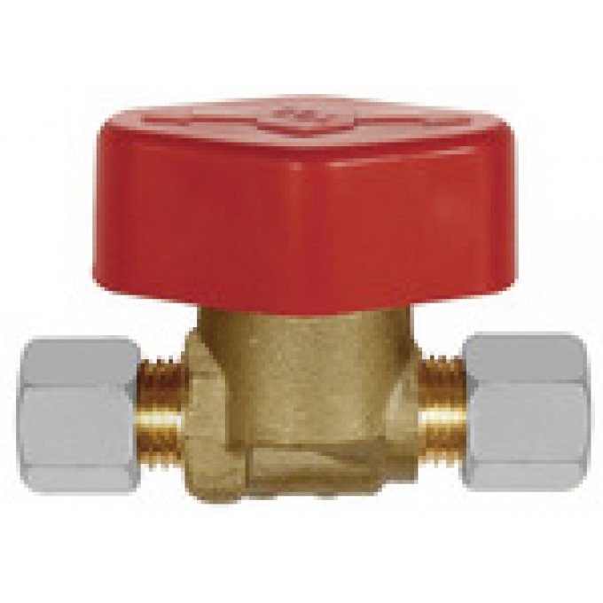 RIEGLER 103746 Блокирующий клапан с быстроразъемным соединением, латунь, 6 мм трубный соединитель 230.15 B 19689