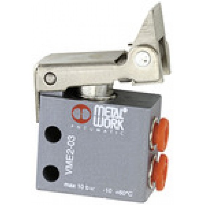 RIEGLER 106391 3/2-ходовой миниатюрный клапан, механический, рычажно-роликовый свободный возврат 4мм боковой 511.171 19706