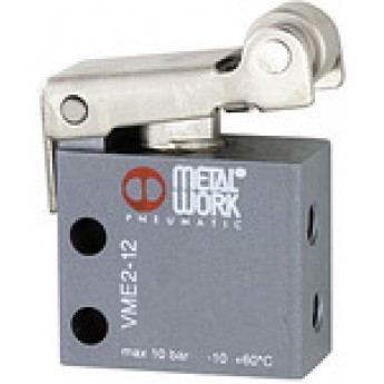 RIEGLER 106395 3/2-ходовой миниатюрный клапан, механический, рычажно-роликовый, нормально закрытый, 4 мм боковой 511.193 19707