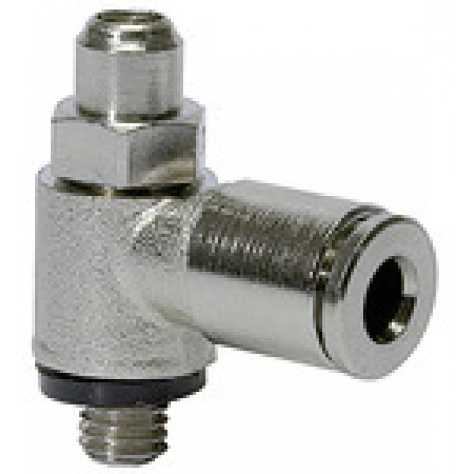 RIEGLER 106980 Дроссельный клапан, двусторонняя регулировка расхода (B), Вставной соединитель, M5 344.005-6 19718