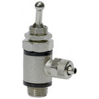 RIEGLER 107015 2/2-ходовой рычажный клапан, двусторонний, быстроразъемное соединение, G 1/4 360.014-8 19723