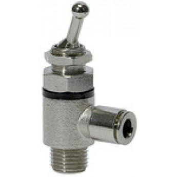 RIEGLER 107021 2/2-ходовой рычажный клапан, двусторонний, Вставной соединитель, G 1/4 3614.014-8 19724