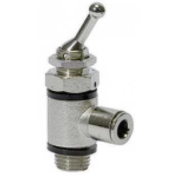 RIEGLER 107035 3/2-ходовой рычажный клапан, шланг боковой, Вставной соединитель, G 1/4 3615.014-8 19726 RIEGLER 107035 3/2-ходовой рычажный клапан, шланг боковой, Вставной соединитель, G 1/4 3615.014-8 19726