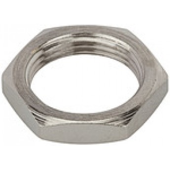 RIEGLER 107037 Шестиугольная контргайка, M12x0.75, никелированная латунь 252 M/S 19727