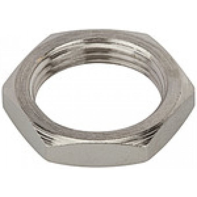 RIEGLER 107037 Шестиугольная контргайка, M12x0.75, никелированная латунь 252 M/S 19727