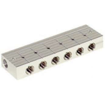 RIEGLER 103579 Распределительная полоса, 8 встроенных шаровых кранов, вход/выход G 3/8 VT 5228 19741