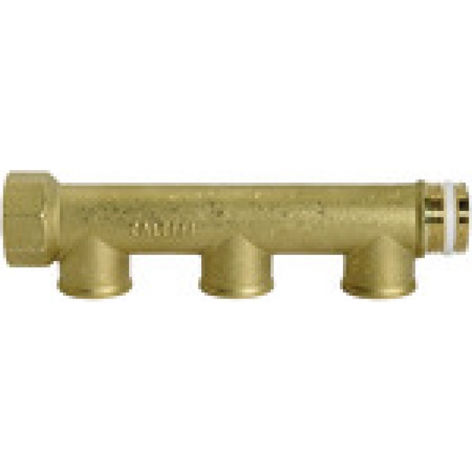RIEGLER 112567 Распределитель, 3 выхода, вход 2x3/4, выход 3x1/2 IT, латунь VT 1226 19745