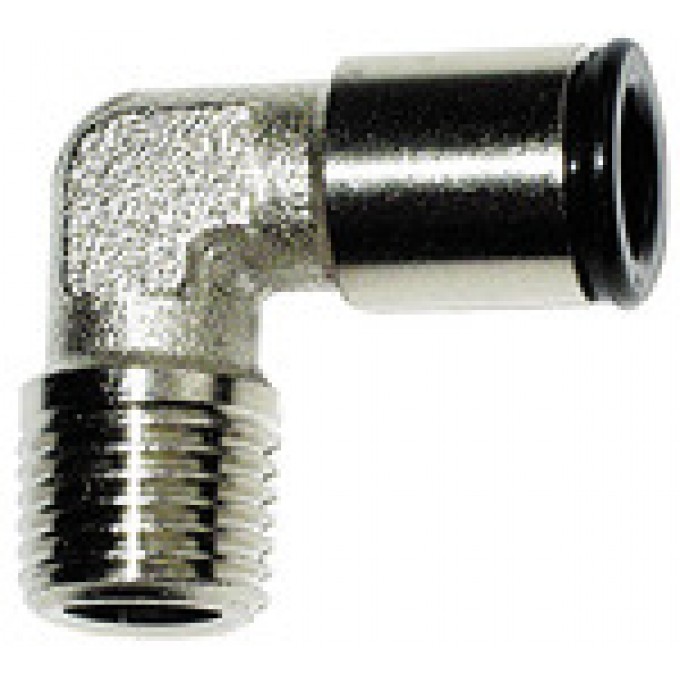 RIEGLER 116195 Угловой ввинчиваемый фитинг Vалюминийe line, R 1/4 вн., для шланга O 8 мм 52.014-8-E 19828