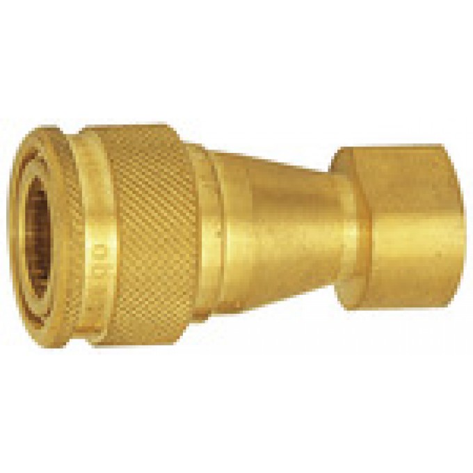 RIEGLER 107693 Двусторонний захват для гидравлической муфты, латунь, G 1/8 IT, внутр. D. 4.3 246.01 19847