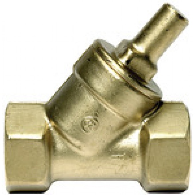 RIEGLER 103825 Регулирующий клапан, с наклонным шпинделем, латунь, Rp 3/8, 0.5 бар 220.02 419857