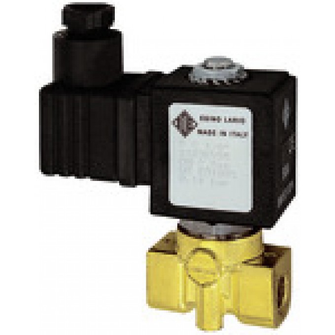 RIEGLER 102903 2/2-соленоидный клапан,нормально открытый,прямого управления, 24В постоянного тока, 8W, G1/4, PN0-4бар MV 1344 G 419927