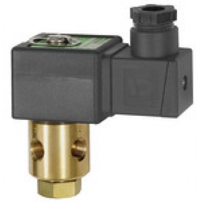 RIEGLER 102963 3/2-ходовой соленоидный клапан, нормально закрытый, прямого управления 230 В, 50 - 60 Гц MV 3211 419941