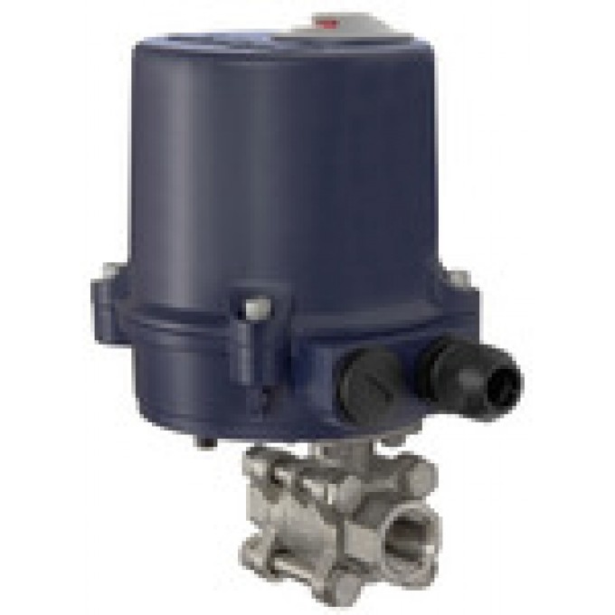 RIEGLER 103706 Шаровый кран из нержавеющей стали, с электрическим приводом, Rp 1/2 350.3810R 419984