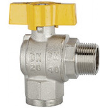 RIEGLER 103313 Прямоугольный шаровый кран, никелированная латунь, IT/ET, R/Rp 1/2 350.303 419989