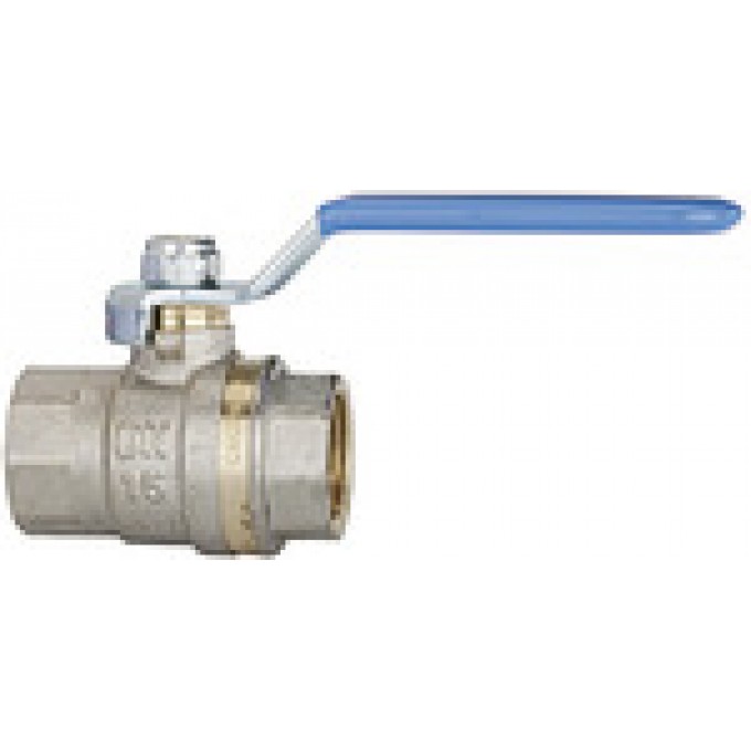 RIEGLER 103177 Шаровый кран стандартное исполнение, ручка из стали синего цвета, IT/IT, G 1/4 330.02-B 420008