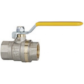 RIEGLER 103187 Шаровый кран стандартное исполнение, ручка из стали желтого цвета, IT/IT, G 1/4 330.02-G 420010