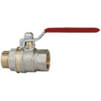 RIEGLER 103203 Шаровый кран стандартное исполнение, ручка из стали красного цвета, IT/ET, G 1/4 331.02-R 420011