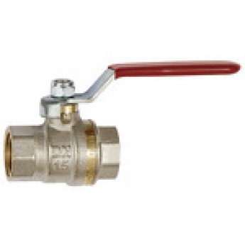 RIEGLER 103167 Шаровый кран стандартное исполнение, ручка из стали красного цвета, IT/IT, G 1/4 330.02-R 420012