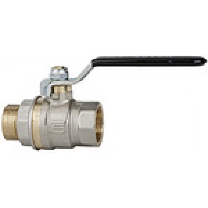 RIEGLER 103195 Шаровый кран стандартное исполнение, ручка из стали черного цвета, IT/ET, G 1/4 331.02-S 420013