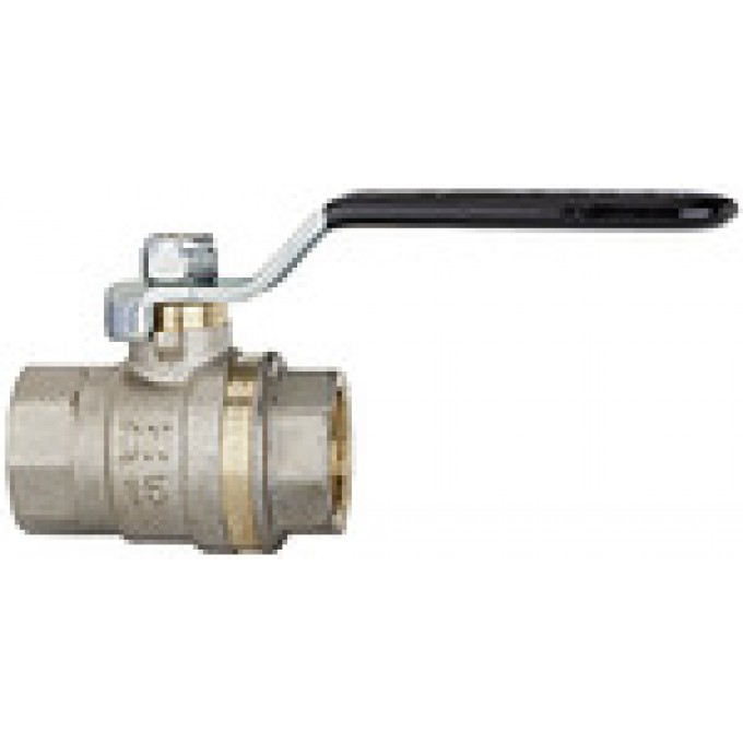 RIEGLER 103157 Шаровый кран стандартное исполнение, ручка из стали черного цвета, IT/IT, G 1/4 330.02-S 420014