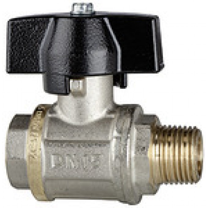 RIEGLER 103293 Шаровый кран в исполнении для сложных условий эксплуатации, дроссельная ручка, IT/ET, G/R 3/8 3340.13 420017