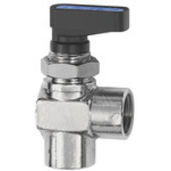 RIEGLER 103360 Угловой миниатюрный шаровый кран, интеграция в панель управления, G 1/8 IT 380.01 420034