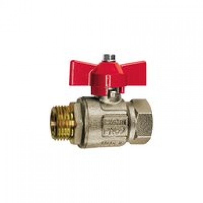 RIEGLER 103117 Шаровый кран, базовое исполнение, IT/ET, никелированная латунь, G 1/4 329.52-R 420037