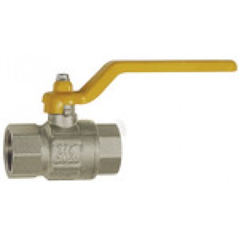 RIEGLER 103302 Шаровый кран EN 331, DВGW, ручной рычаг, никелированная латунь, Rp 1/4 3350.101 420040