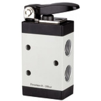 RIEGLER 115987 3/2-ходовой клапан, с ручным управлением, M3, Short lever, нормально закрытый, G 1/4 515.2001 420083