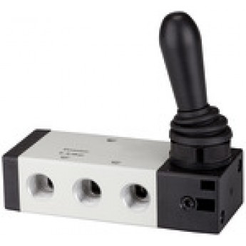 RIEGLER 115968 5/3-ходовой клапан, с ручным рычагом, 4H, закрытое среднее положение, G 1/8 514.2000 420090