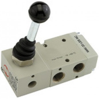 RIEGLER 106459 3/2-ходовой клапан, с ручным управлением, рычаг 90°, бистабильный, G1/8 514.102 420104