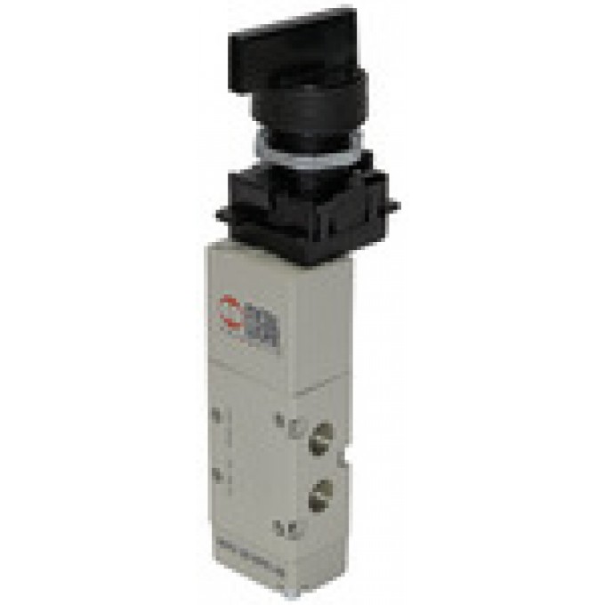 RIEGLER 106436 5/2-ходовой клапан, с ручным управлением,вращающаяся ручка удлиненный бистабильный G1/8 позиция клапана 2 515.512 420113