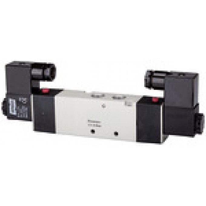 RIEGLER 116167 5/3-ходовой клапан, электропневматический, 4В с центральной вентиляцией, 24 В постоянного тока 517.3202 420122