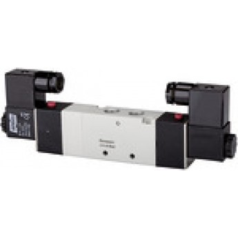 RIEGLER 116179 5/3-ходовой клапан, электропневматический, 4В с центральной аэрацией, 24 В постоянного тока 517.3400 420123