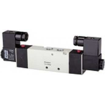 RIEGLER 116151 5/3-ходовой клапан, электропневматический, 4В с закрытым центром, 24 В постоянного тока 517.3000 420124
