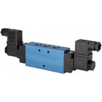 RIEGLER 106596 5/2-ходовой клапан двусторонний электромагнитный, бистабильный, G 1/4, 24 В постоянного тока 517.522 420125