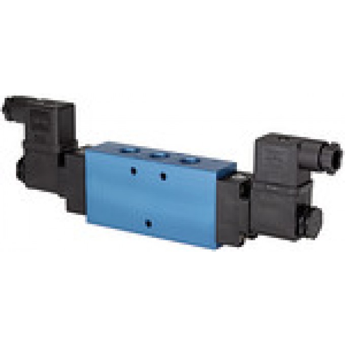 RIEGLER 106596 5/2-ходовой клапан двусторонний электромагнитный, бистабильный, G 1/4, 24 В постоянного тока 517.522 420125