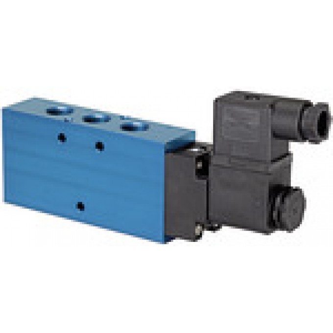 RIEGLER 106592 5/2-ходовой клапан, односторонний электромагнитный, моностабильный G1/4 24В постоянного тока 517.422 420127