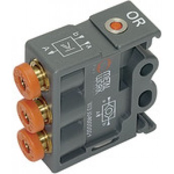 RIEGLER 106705 Пневматические логические элементы, ИЛИ, технополимер, DN 2.7 W 36-1 420131