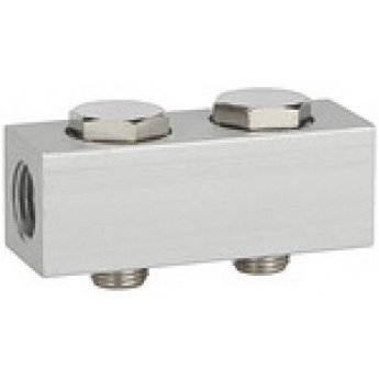 RIEGLER 106610 Питательная полоса для клапанов, 2 положения клапанов, G 1/8 518.02-18 420134