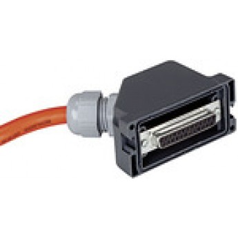 RIEGLER 106700 Электрический соединитель (многополюсный, 25 полюсов, IP 65), сокет IP 67, кабель 1 м 2269.100 420139