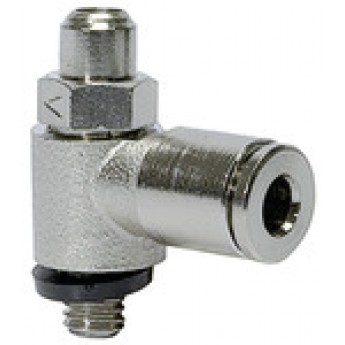 RIEGLER 106890 Обратный клапан дросселя,клапан подачи воздуха, Вставной соединитель M5, шланг 6 342.005-6 420157