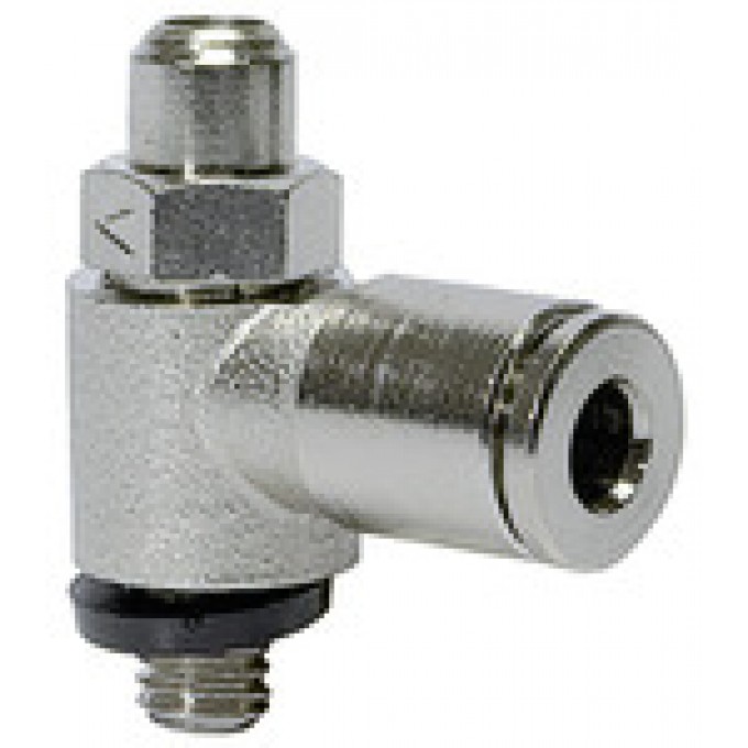 RIEGLER 106890 Обратный клапан дросселя,клапан подачи воздуха, Вставной соединитель M5, шланг 6 342.005-6 420157