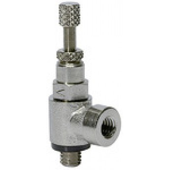 RIEGLER 106898 Обратный клапан дросселя,клапан подачи воздуха, резьбовое соединение M5 внутр.,M5 339.005-M5 420159