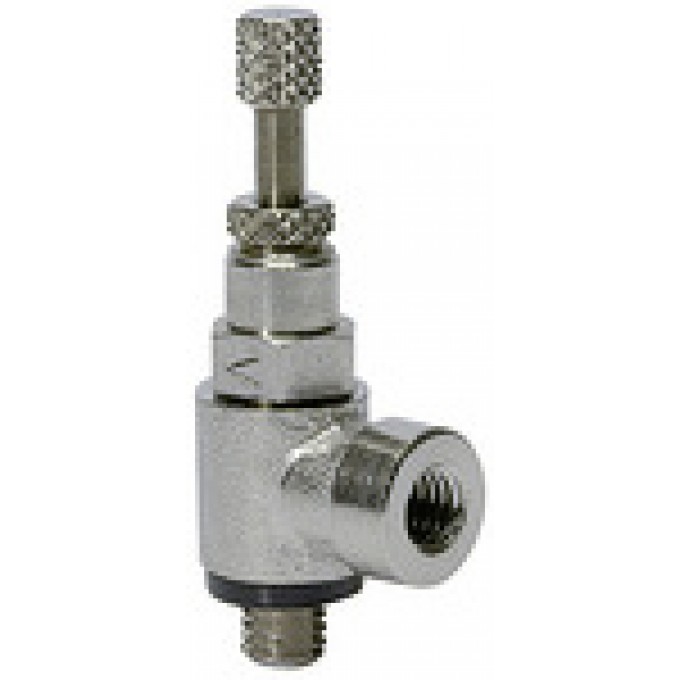 RIEGLER 106898 Обратный клапан дросселя,клапан подачи воздуха, резьбовое соединение M5 внутр.,M5 339.005-M5 420159