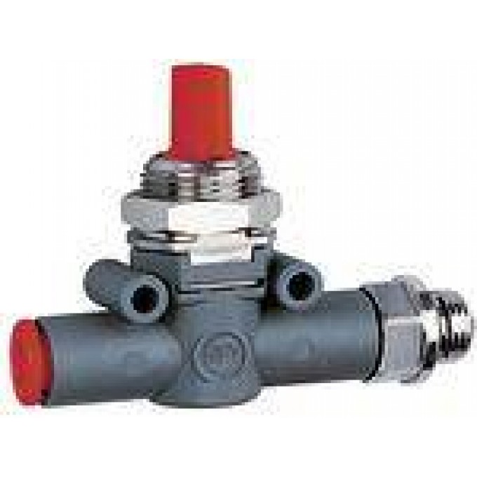 RIEGLER 106841 Блокирующий клапан, шланг (входное отверстие) - резьба (выходное отверстие), G 1/4, шланг 8 452.014-8 420162